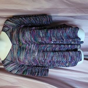 4x (26-28) faded glory knit/crochet top